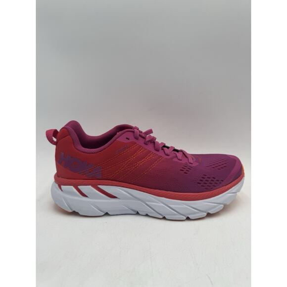 Hoka One CLIFTON 6 Women's USED Running Sneaker Pink US Size 7 Medium - Picture 4 of 11